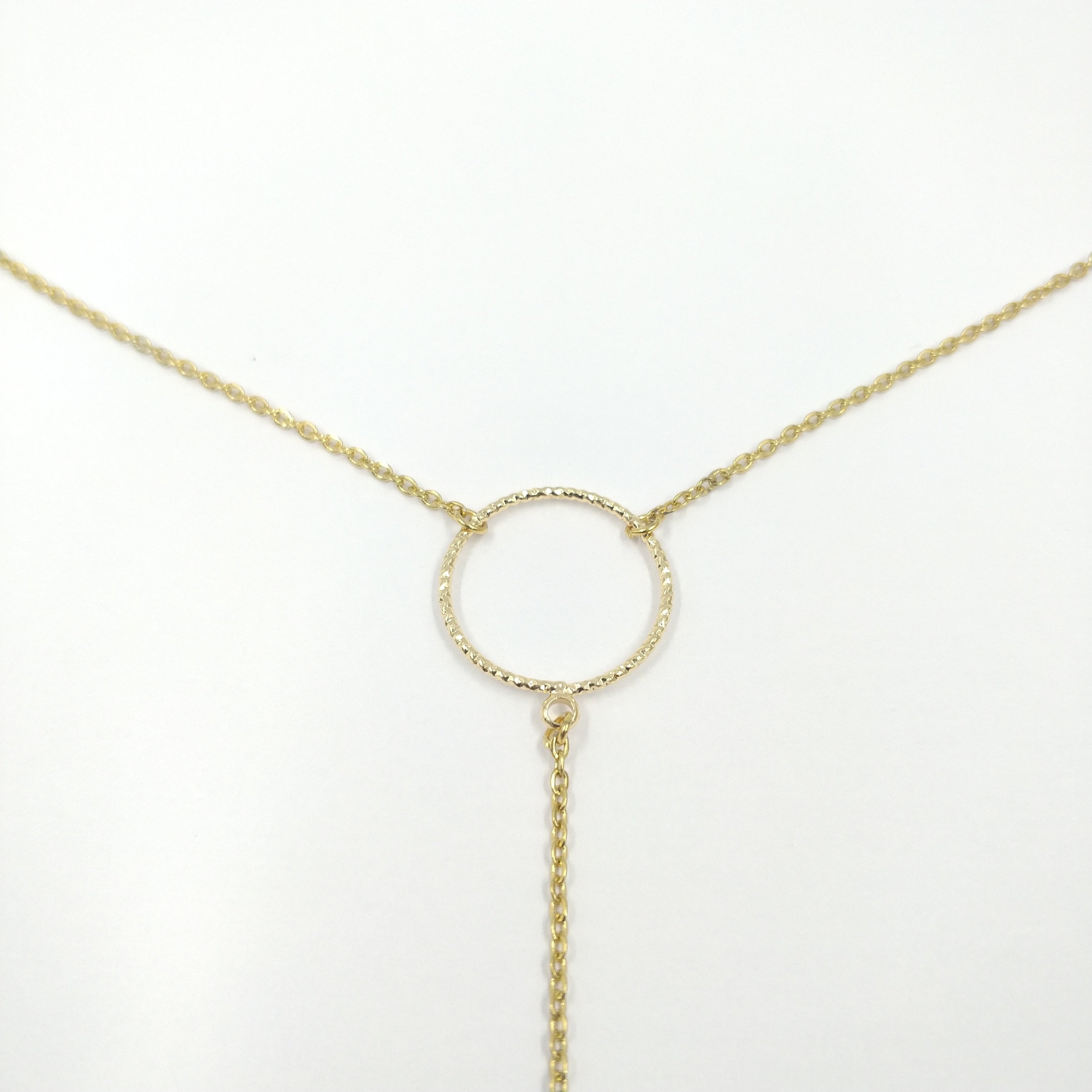 Anneau strié avec boucle x2