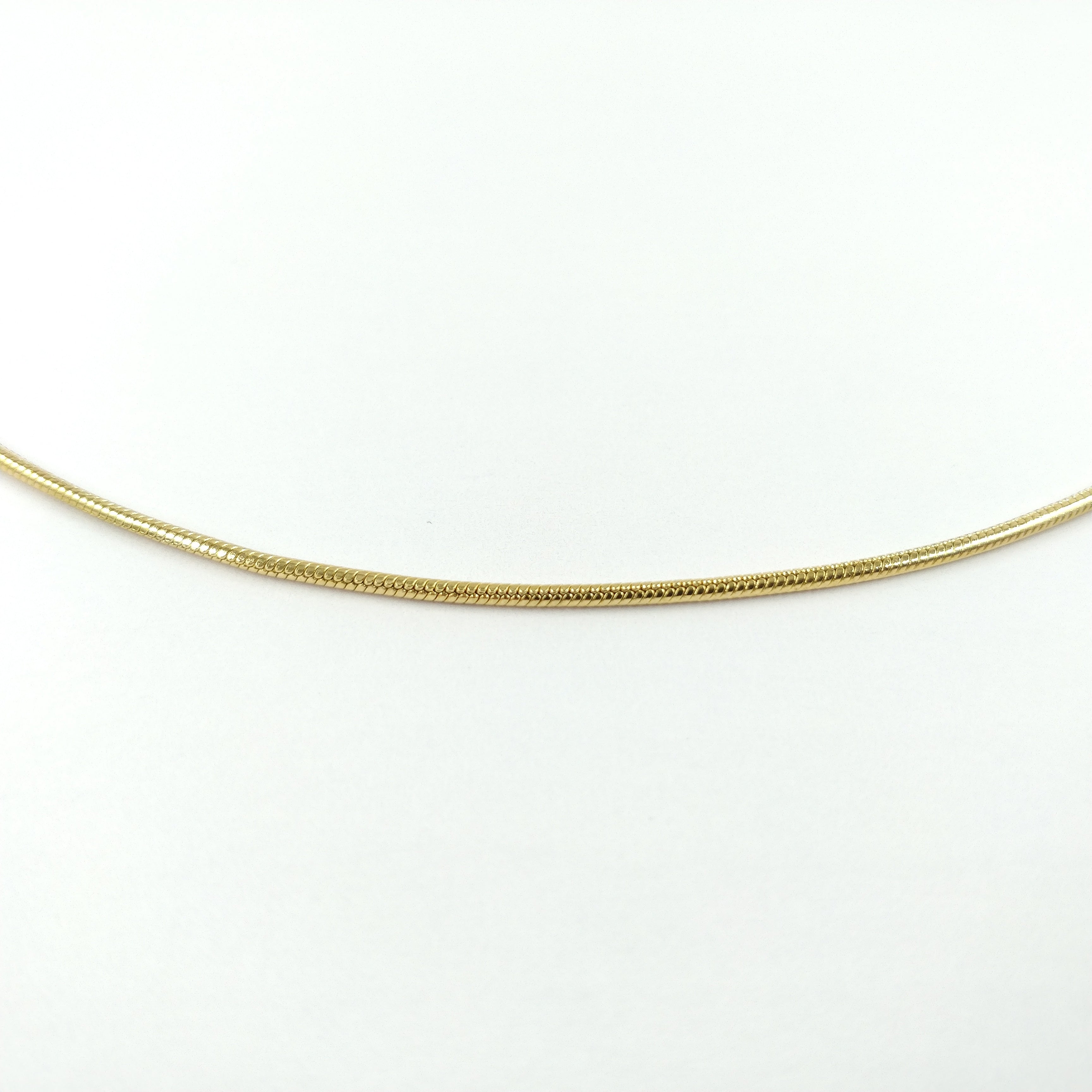 Collier chaîne serpent