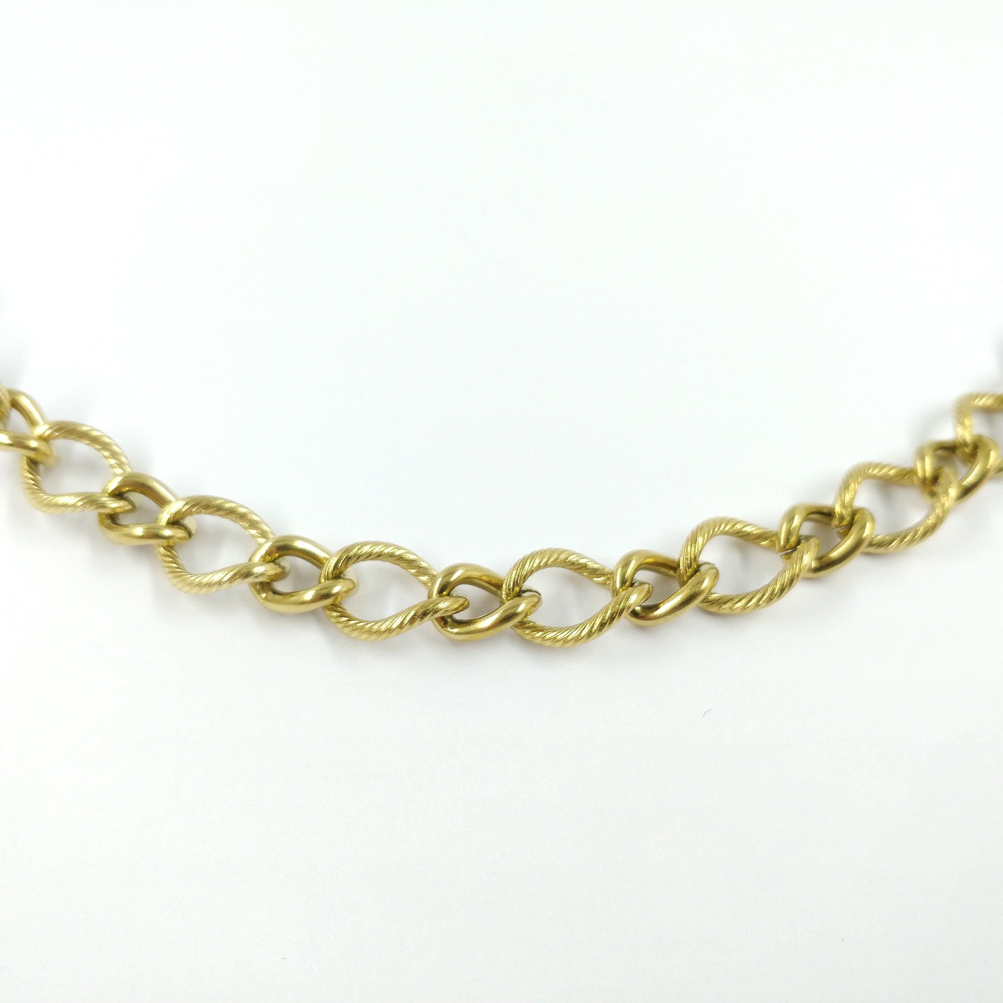 Collier maille double