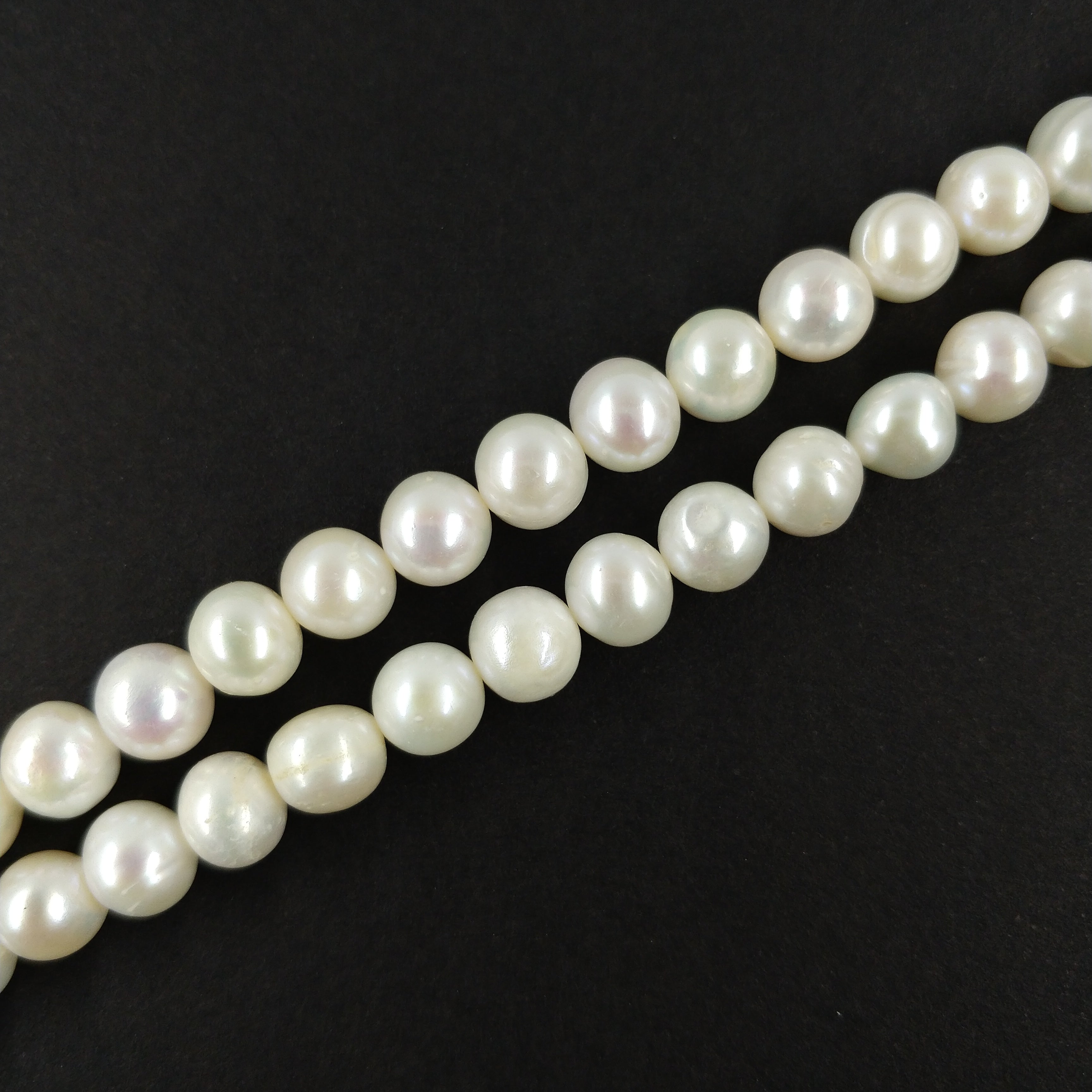 Perles d'eau douce ronde