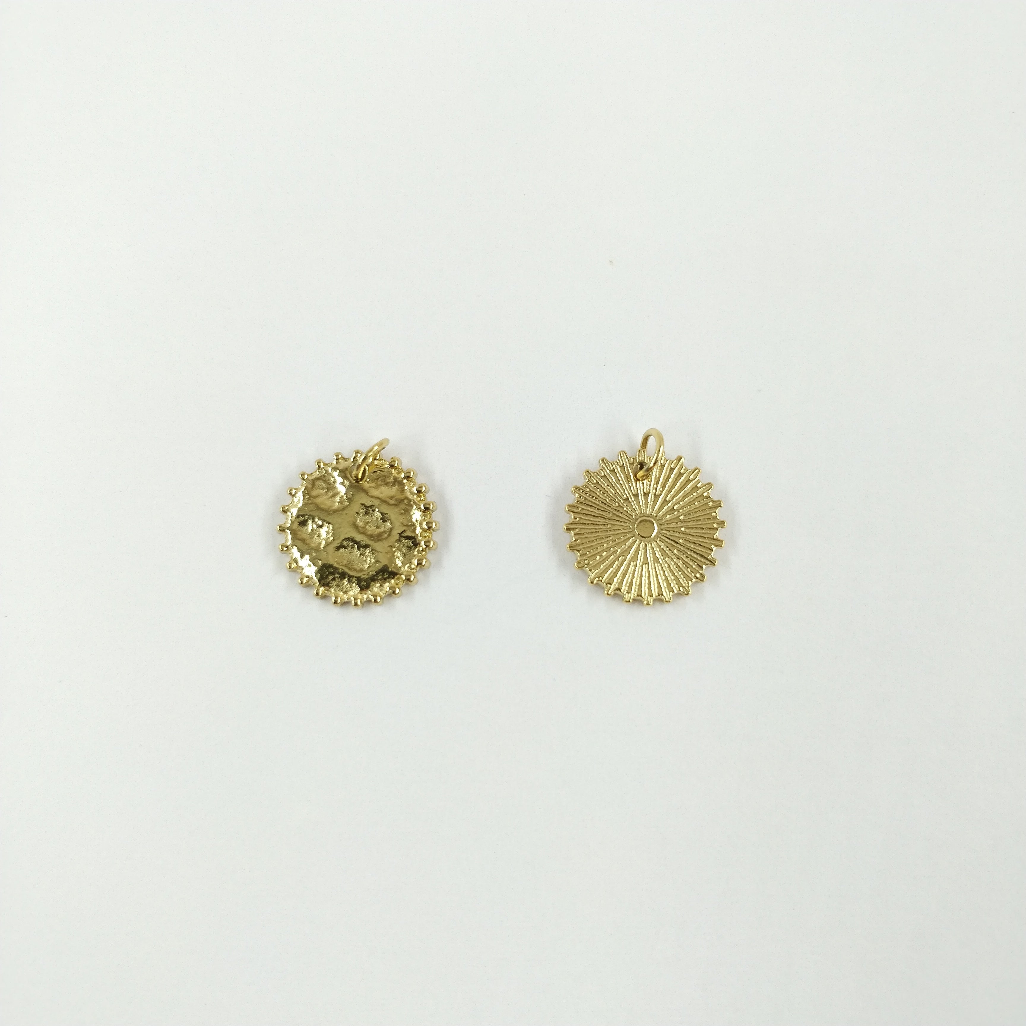 Sequin rayon dentelé double face