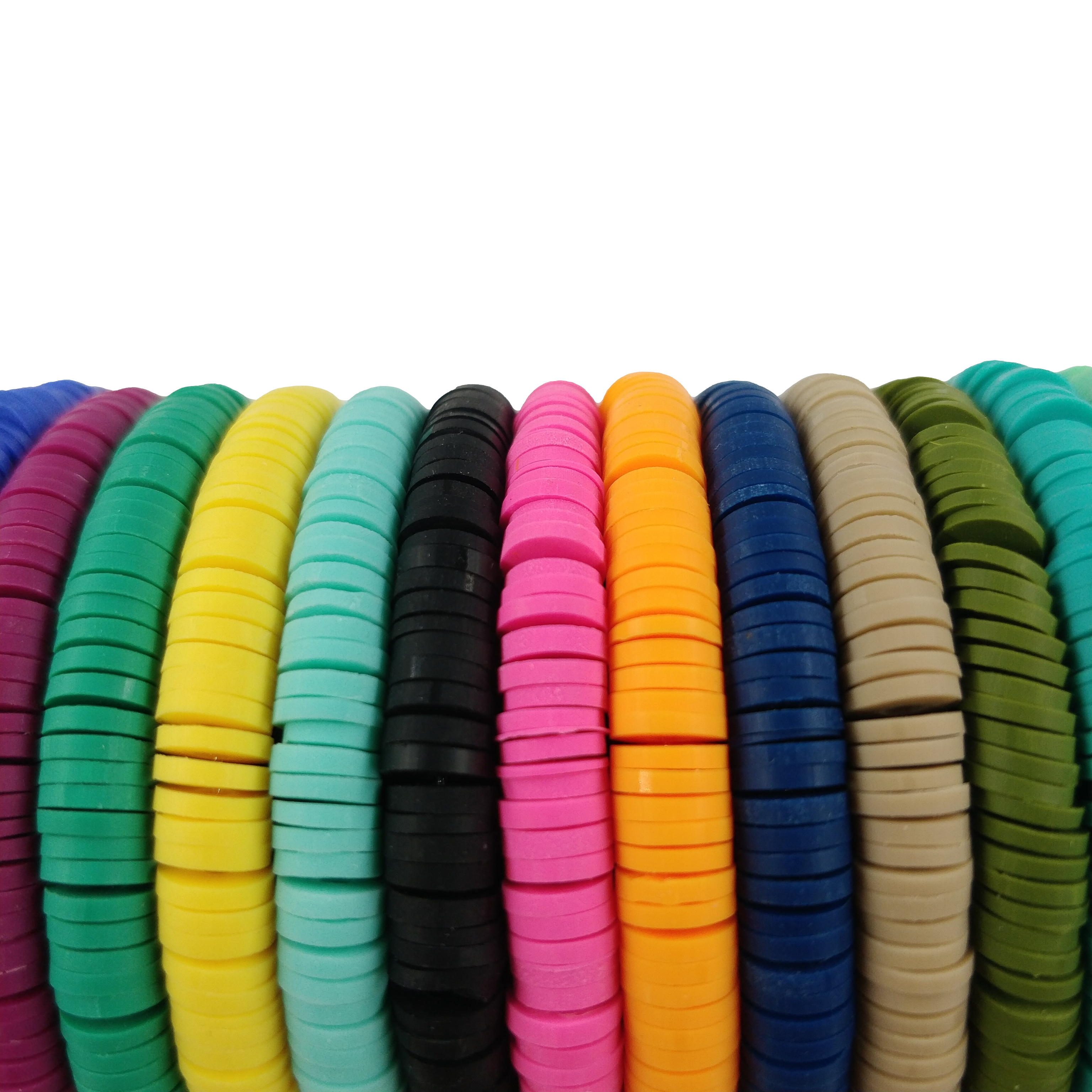 Perles heishi 4/6mm - plusieurs coloris disponible