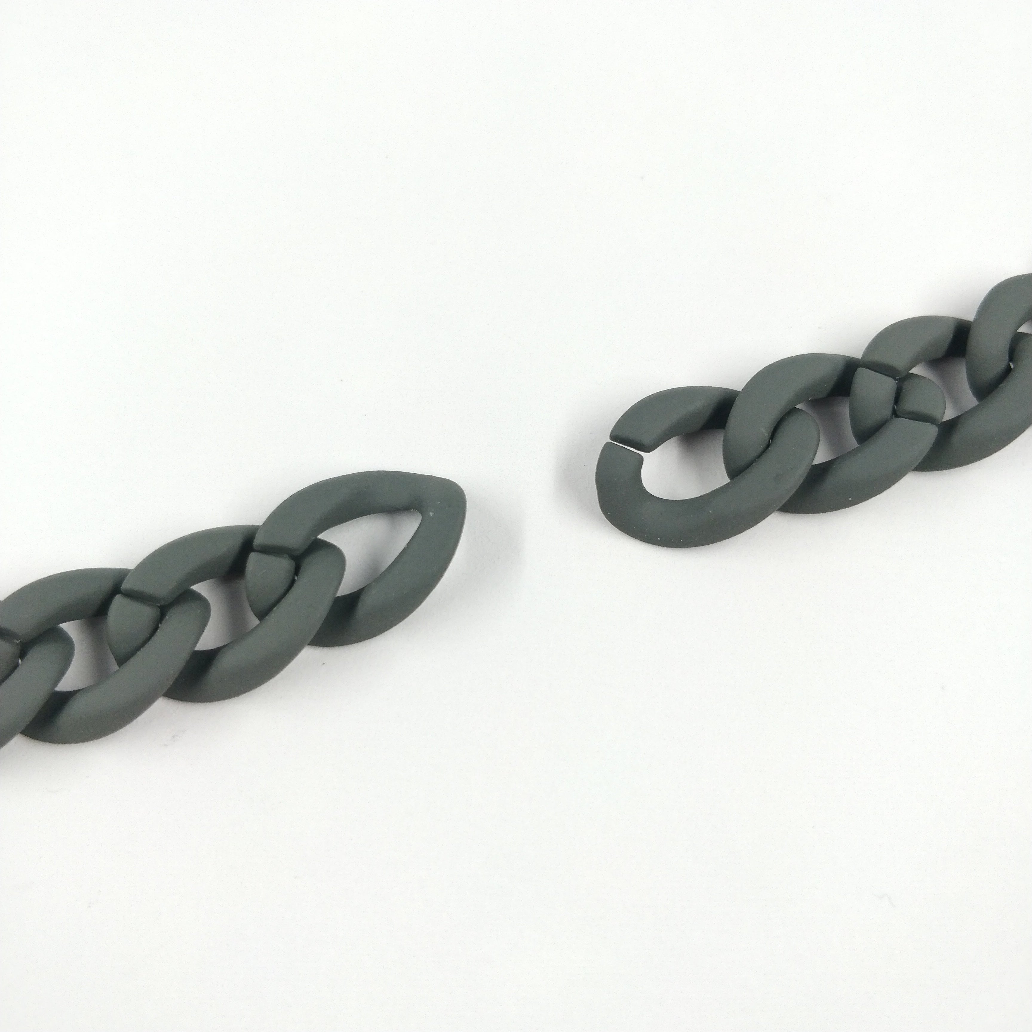 Chaîne acrylique pastel 15x18mm/17x23mm