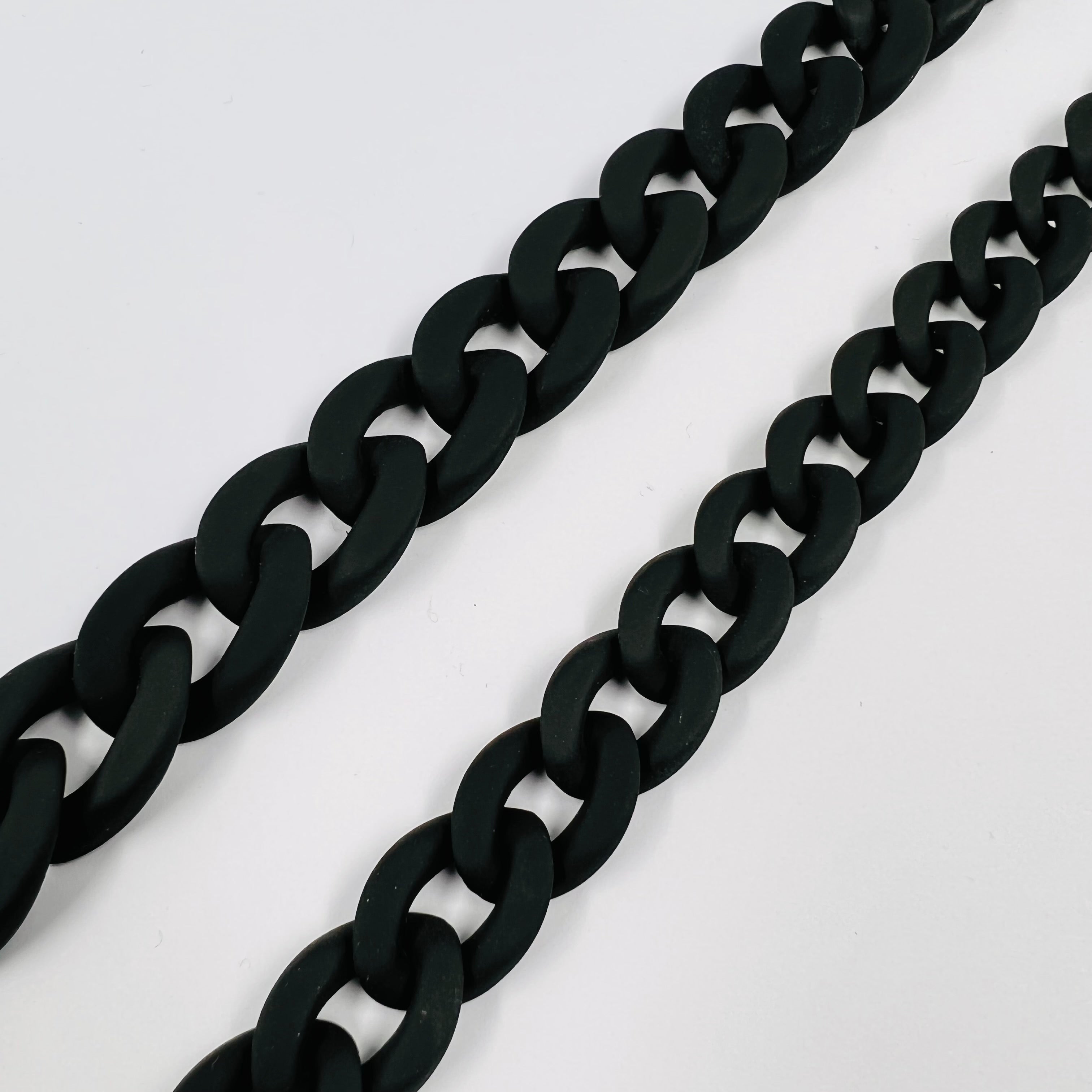 Chaîne acrylique pastel 15x18mm/17x23mm